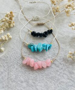 Pulsera cuarzos midi