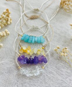 Alternative view of Pulsera cuarzos midi