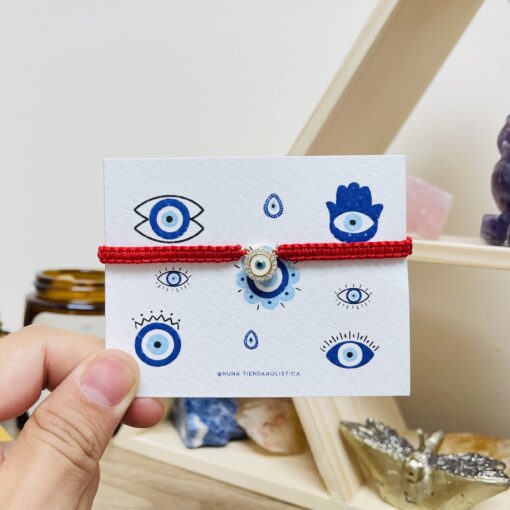 Pulsera Ojo Turco Tejida - Image 3