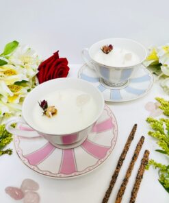 Vela de Taza+ Plato Amor Propio 3