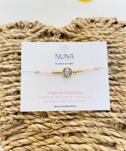 Pulsera Virgencita rosa