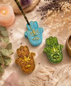 Porta Inciensos Mano de Hamsa
